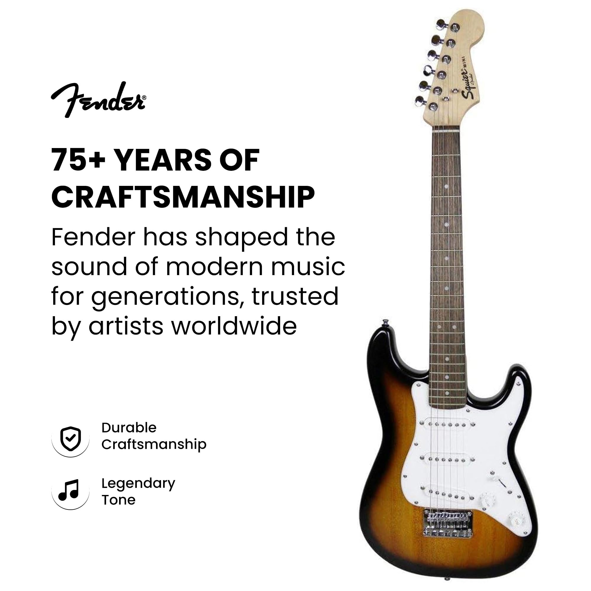 Squier by Fender mini Stratocaster スクワイヤー ミニ フェンダー ミニエレキギター　キッズギター Squier by Fender Mini Stratocaster エレキギター ストラトキャスター